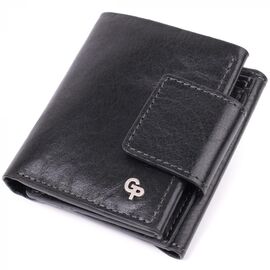 Придбати Шикарний гаманець з безліччю відділень із люксової натуральної шкіри GRANDE PELLE 22573 Чорний, image , характеристики, відгуки