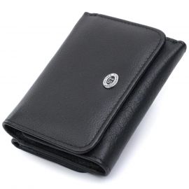Купить Кошелек для женщин горизонтального формату из натуральной кожи ST Leather 22722 Черный, фото , характеристики, отзывы