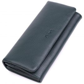 Купить Горизонтальный женский кошелек из натуральной кожи KARYA 22852 Зеленый, фото , характеристики, отзывы