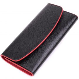 Купить Женский кошелек с треугольным клапаном из натуральной кожи Tony Bellucci 22860 Черный, фото , характеристики, отзывы