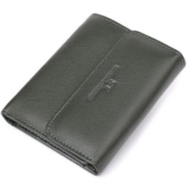 Купить Стильный кошелек среднего размера из натуральной кожи ST Leather 23075 Зеленый, фото , характеристики, отзывы