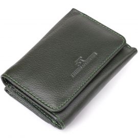 Купить Маленький кошелек удобного формата из натуральной кожи ST Leather 23076 Зеленый, фото , характеристики, отзывы