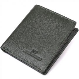 Купить Женский кошелек на магните из натуральной кожи ST Leather 23093 Зеленый, фото , характеристики, отзывы