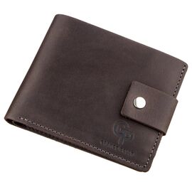 Купить - Солидное мужское портмоне винтажное GRANDE PELLE 11230 Коричневое, Коричневый, фото , характеристики, отзывы