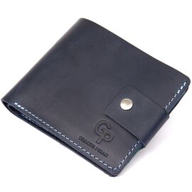 Купить Мужское портмоне из натуральной кожи GRANDE PELLE 11461 Темно-синий, фото , характеристики, отзывы