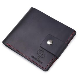 Купить Кожаное матовое портмоне унисекс GRANDE PELLE 11542 Черный, фото , характеристики, отзывы