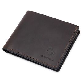 Купить Кожаное мужское винтажное портмоне GRANDE PELLE 11553 Коричневый, фото , характеристики, отзывы