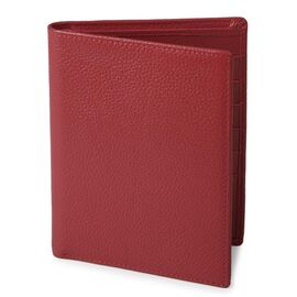 Купить - Кошелек кожаный с отделениями для паспортов красный SHVIGEL 13831, фото , характеристики, отзывы