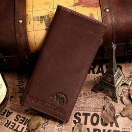 Купить - Бумажник мужской кожаныйVintage 14129 коричневый, фото , характеристики, отзывы