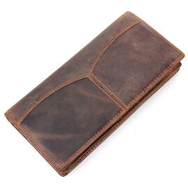 Бумажник мужской Vintage 14223 коричневый, фото 