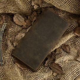 Бумажник мужской Vintage 14228 винтажная кожа коричневый, фото 