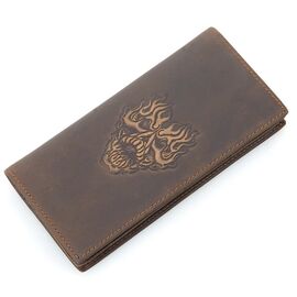 Купить - Бумажник мужской Vintage 14384 в винтажном стиле коричневый, фото , характеристики, отзывы