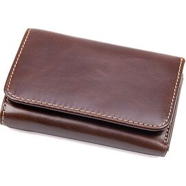 Купить - Кошелек мужской Vintage 14595 кожаный Коричневый, фото , характеристики, отзывы