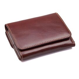 Купить - Кошелек мужской кожаный Vintage 14648 Коричневый, фото , характеристики, отзывы