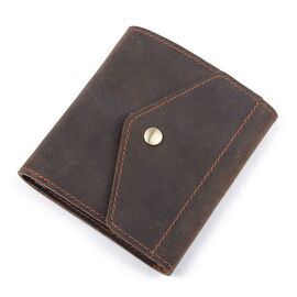 Купить Бумажник в винтажной коже Vintage 14962 Коричневый, фото , характеристики, отзывы