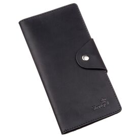 Купить Бумажник мужской из винтажной кожи SHVIGEL 16165 Черный, Черный, фото , характеристики, отзывы