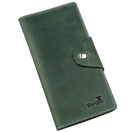 Купить Бумажник унисекс из винтажной кожи SHVIGEL 16168 Зеленый, Зеленый, фото , характеристики, отзывы