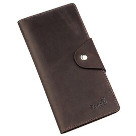 Купить - Бумажник мужской из винтажной кожи SHVIGEL 16169 Коричневый, Коричневый, фото , характеристики, отзывы