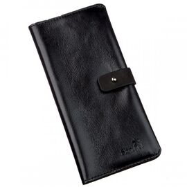 Купить - Бумажник мужской вертикальный из кожи алькор SHVIGEL 16204 Черный, Черный, фото , характеристики, отзывы