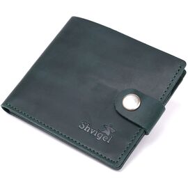 Придбати - Вінтажне шкіряне портмоне Shvigel 16435 Зелений, image , характеристики, відгуки