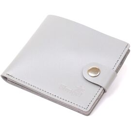 Купить - Кожаное небольшое портмоне Shvigel 16451 Серый, фото , характеристики, отзывы