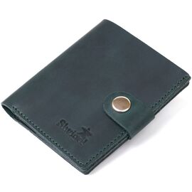 Купить Компактное винтажное портмоне Shvigel 16456 Зеленый, фото , характеристики, отзывы