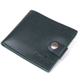 Придбати - Добротне шкіряне портмоне Shvigel 16469 Зелений, image , характеристики, відгуки