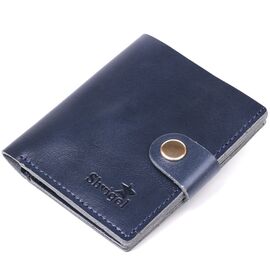 Купить - Компактное стильное портмоне Shvigel 16486 Синий, фото , характеристики, отзывы