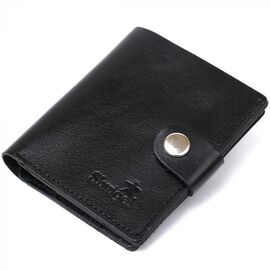 Купить Практичное мужское портмоне Shvigel 16502 Черный, фото , характеристики, отзывы