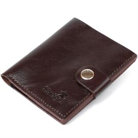 Купить Классическое мужское портмоне из натуральной кожи Shvigel 16506 Коричневый, фото , характеристики, отзывы