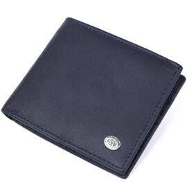 Купить - Мужской кошелек ST Leather 18303 (ST159) кожаный Синий, Синий, фото , характеристики, отзывы
