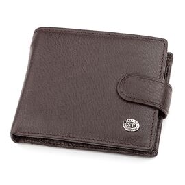 Мужской кошелек ST Leather 18310 (ST103) натуральная кожа Коричневый, Коричневый, фото 