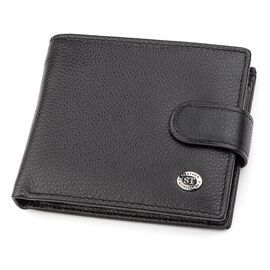 Мужской кошелек ST Leather 18311 (ST103) Черный, Черный, фото 