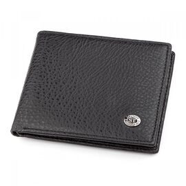 Придбати Чоловічий гаманець ST Leather 18319 (ST160) шкіряний Чорний, image , характеристики, відгуки