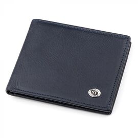 Купить - Мужской кошелек ST Leather 18321 (ST160) кожа Синий, Синий, фото , характеристики, отзывы