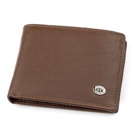 Купить - Мужской кошелек ST Leather 18353 (ST-1) НОВИНКА Коричневый, Коричневый, фото , характеристики, отзывы