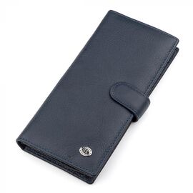 Купить - Мужской купюрник ST Leather 18365 (ST147) кожаный Синий, Синий, фото , характеристики, отзывы
