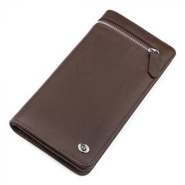 Купить - Мужской кошелек ST Leather 18445 (ST291) стильный Коричневый, Коричневый, фото , характеристики, отзывы