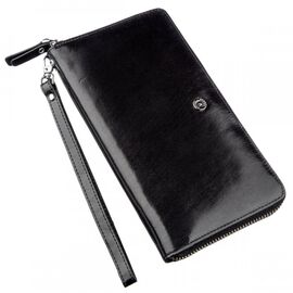Купить - Вместительное мужское портмоне-клатч Boston 18806 Черный, Черный, фото , характеристики, отзывы