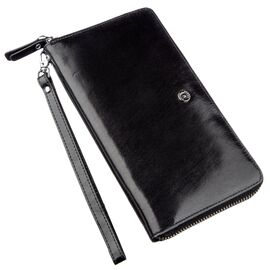 Купить - Вместительное мужское портмоне-клатч Boston 18806 Черный, Черный, фото , характеристики, отзывы