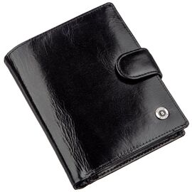 Купить - Классическое мужское портмоне Boston 18813 Черный, Черный, фото , характеристики, отзывы
