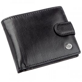 Придбати Портмоне для чоловіків з натуральної шкіри ST Leather 18835 Чорний, image , характеристики, відгуки