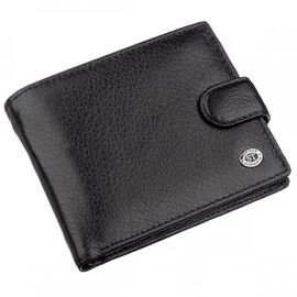 Купить Мужской универсальный кошелек ST Leather 18836 Черный, Черный, фото , характеристики, отзывы