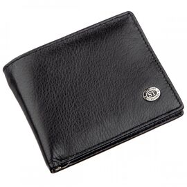 Придбати Компактний чоловічий гаманець з Затискачом ST Leather 18837 Чорний, image , характеристики, відгуки