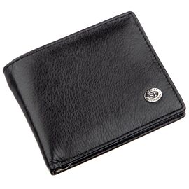 Купить - Компактный мужской кошелек с зажимом ST Leather 18837 Черный, фото , характеристики, отзывы