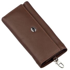Купить Мужской универсалный бумажник с ключницей ST Leather 18840 Коричневый, фото , характеристики, отзывы