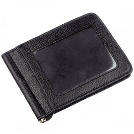 Купить Кожаный мужской зажим на магните ST Leather 18937 Черный, Черный, фото , характеристики, отзывы