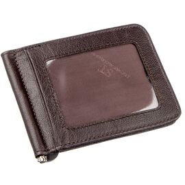 Придбати - Зручний чоловічий Затискач для купюр ST Leather 18938 Коричневий, image , характеристики, відгуки