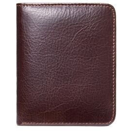 Придбати Чоловіче портмоне mini глянсове 20245 Vintage Коричневе, image , характеристики, відгуки