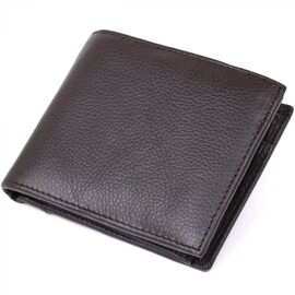 Придбати Кожаний чоловічий гаманець Vintage 20476 Коричневий, image , характеристики, відгуки